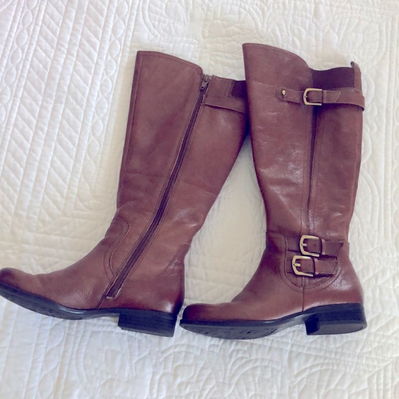 Naturalizer Johanna Tall Leather Boot-Size 4.5 - Picture 3 of 9